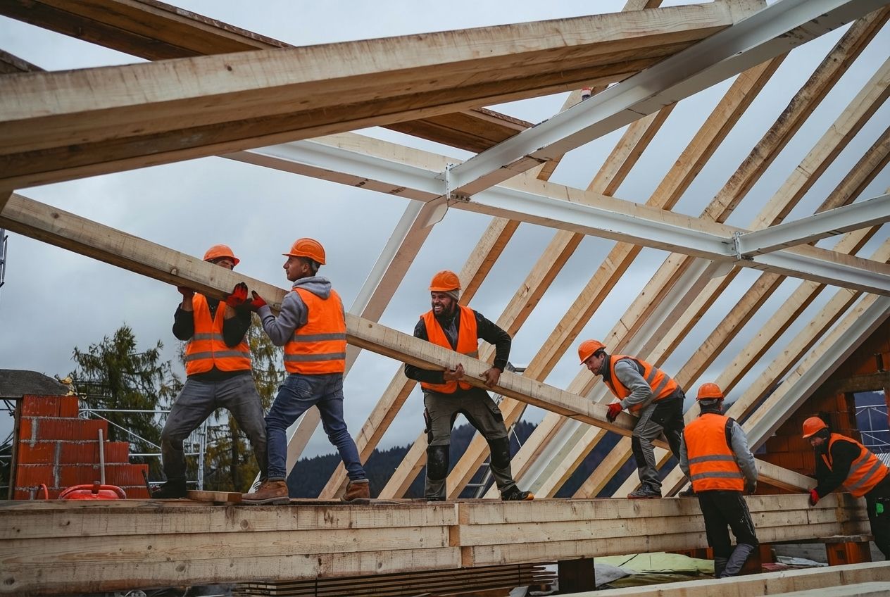 Građevinski projekt Delnice - grubi građevinski radovi od temelja do krova izvedeni od strane Meridiem tectum