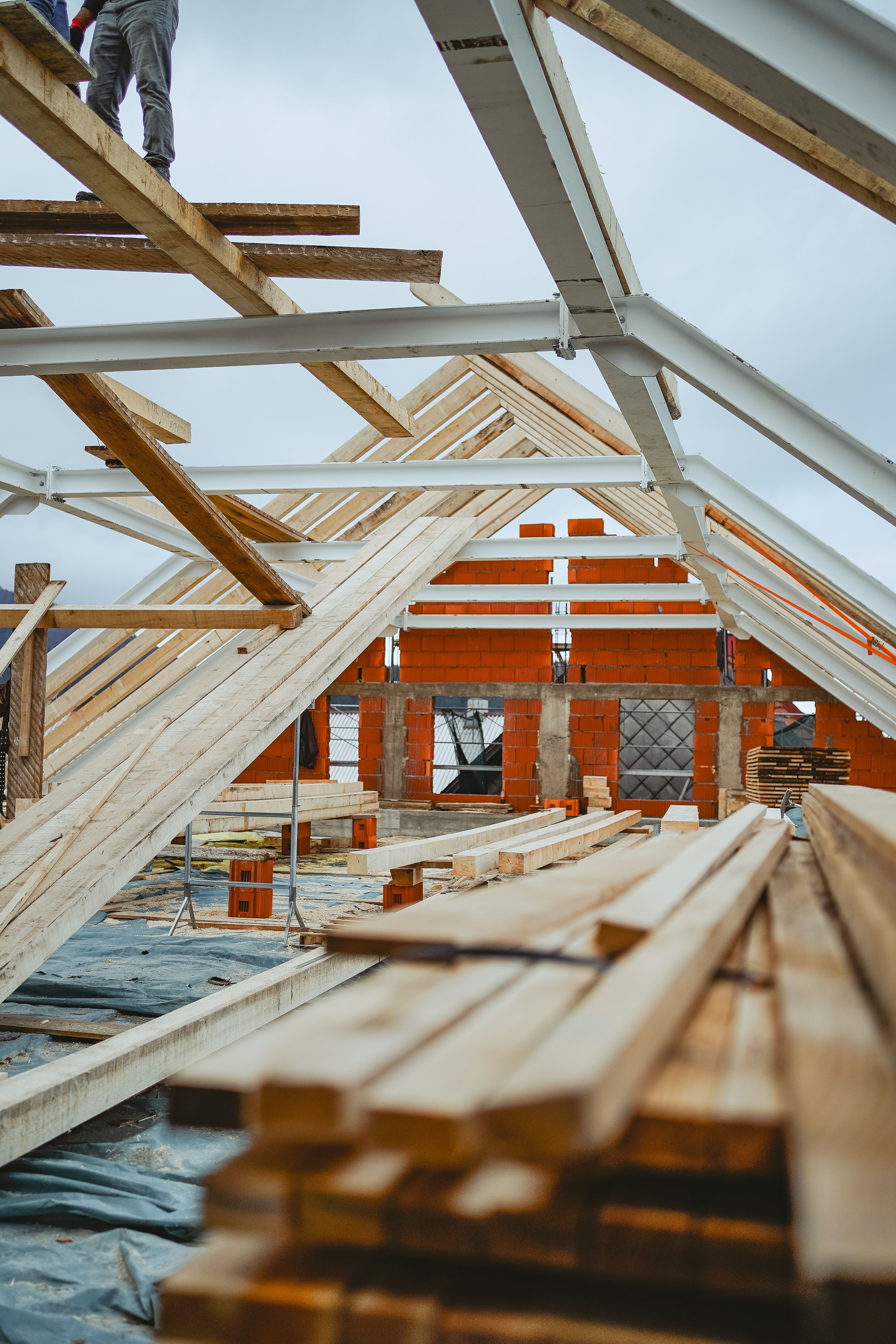 Građevinski projekt Delnice - grubi građevinski radovi od temelja do krova izvedeni od strane Meridiem tectum