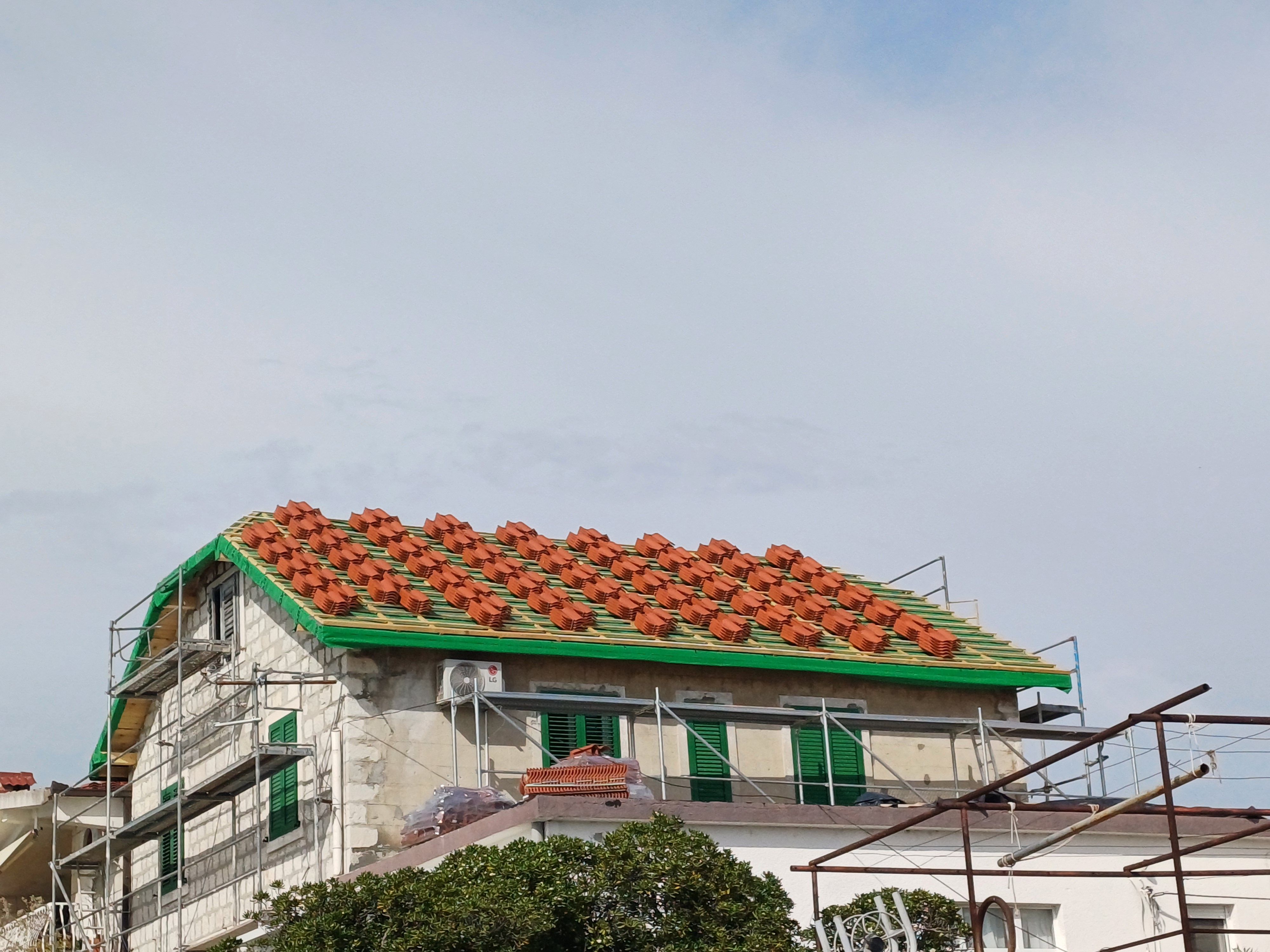 Montaža krovne konstrukcije